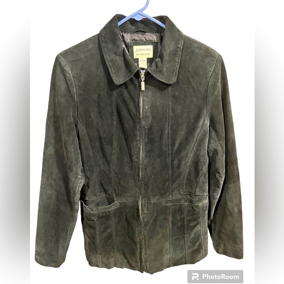 St. John's Bay Jackets & Blazers - St. John's Bay Black Washable Suede Jacket